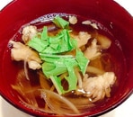 舞茸と玉ねぎの和風スープ